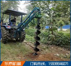 拖拉機(jī)改裝電線桿打樁機(jī)